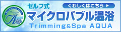 セルフ式マイクロバブル温浴